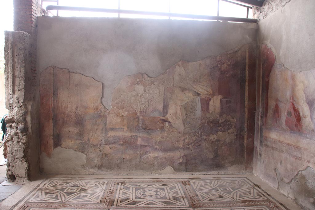 I.6.4 Pompeii. October 2024. Triclinium 11, looking towards north wall. Photo courtesy of Klaus Heese.