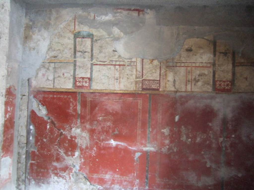 I.6.7 Pompeii. October 2020. West wall, south end. Photo courtesy of Klaus Heese.