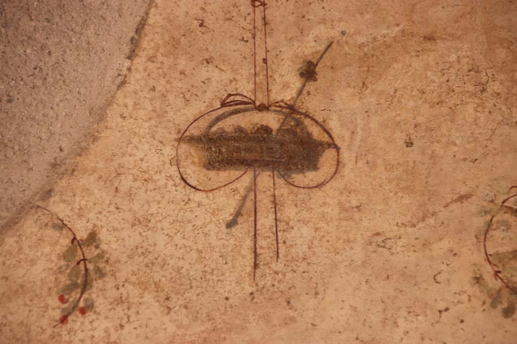 I.6.7 Pompeii. September 2019. Detail from north end of west wall. Photo courtesy of Klaus Heese.

