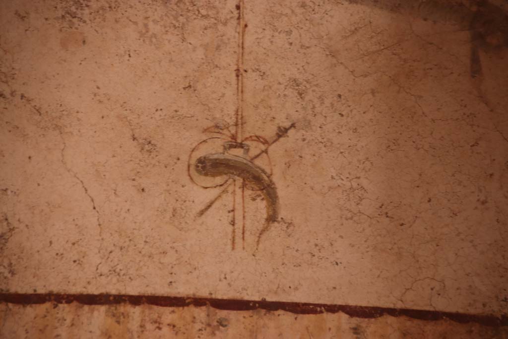 I.6.7 Pompeii. September 2019. Detail from east end of north wall. Photo courtesy of Klaus Heese.