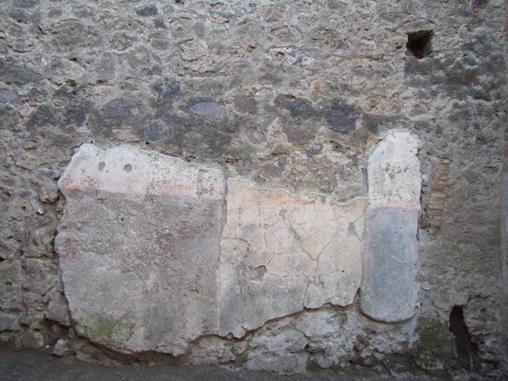I.6.10 Pompeii. December 2007. West wall of front room.