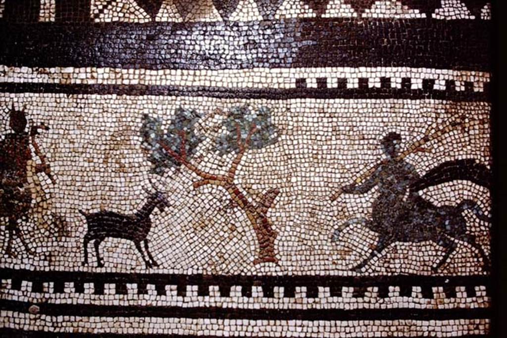 I.7.1 Pompeii, 1978. Entrance mosaic. Photo by Stanley A. Jashemski.
Source: The Wilhelmina and Stanley A. Jashemski archive in the University of Maryland Library, Special Collections (See collection page) and made available under the Creative Commons Attribution-Non Commercial License v.4. See Licence and use details. J78f0637