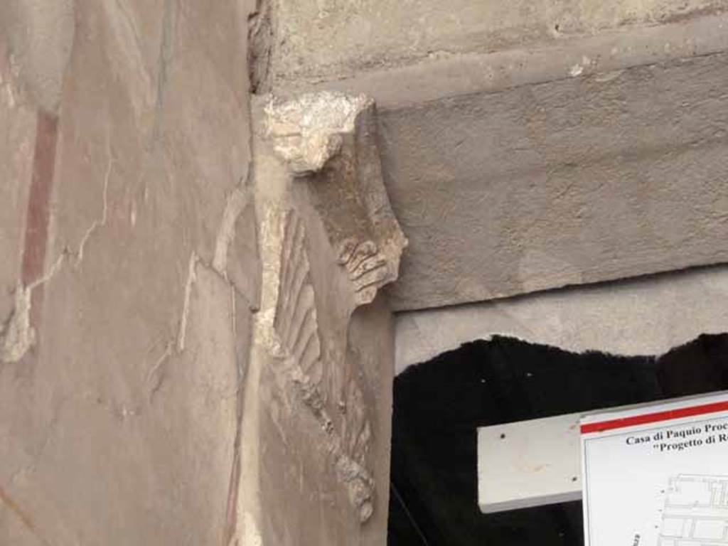 I.7.1 Pompeii. May 2010.  East side of entrance corridor.