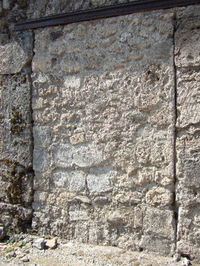 I.7.10 Pompeii. September 2005. Blocked doorway, looking west.