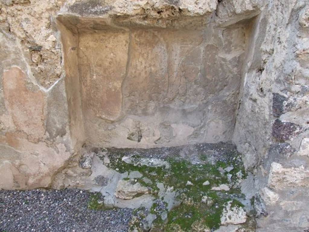 I.8.3 Pompeii. December 2007. Recess in west wall.

