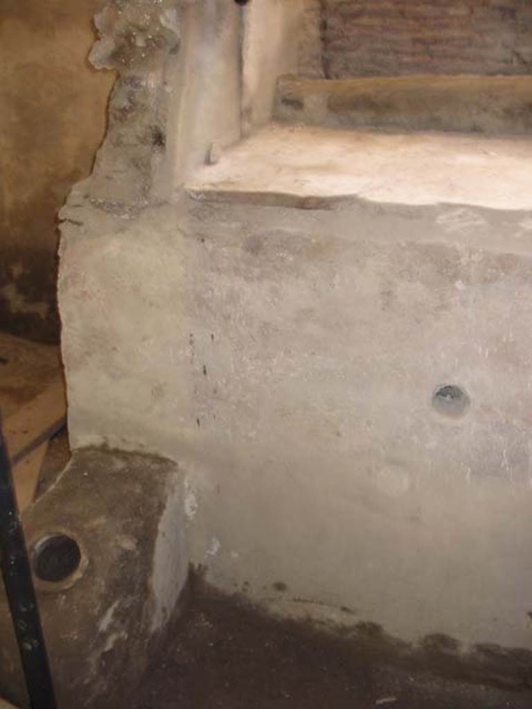 I.8.15 Pompeii. May 2003. Looking north towards area at front of kiln. Photo courtesy of Nicolas Monteix.


