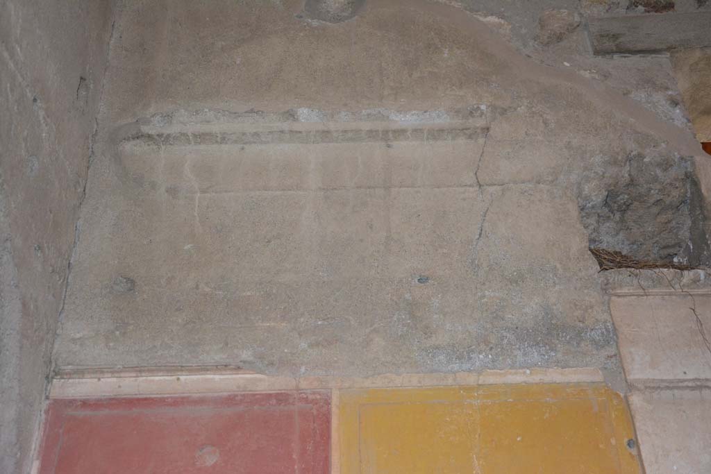 I.8.17 Pompeii. March 2019. Room 15, detail from upper east wall of alcove.
Foto Annette Haug, ERC Grant 681269 DÉCOR.
