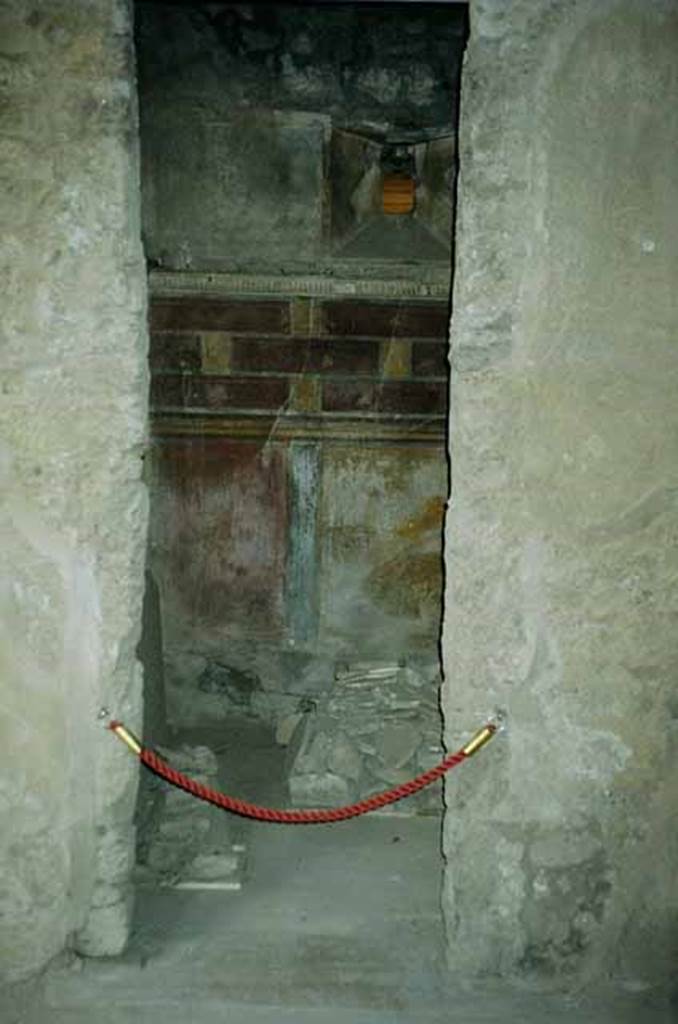 I.8.17 Pompeii. June 2010. 
Doorway to room 12. Photo courtesy of Rick Bauer.
