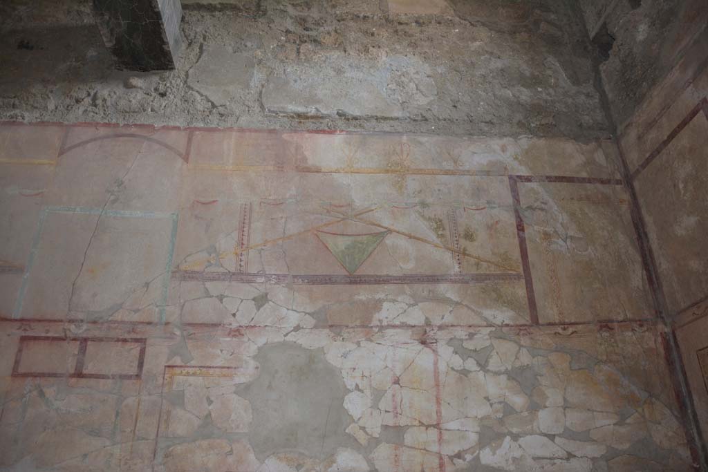 I.8.17 Pompeii. March 2019. Room 14, upper south wall at west end.
Foto Annette Haug, ERC Grant 681269 DÉCOR.
