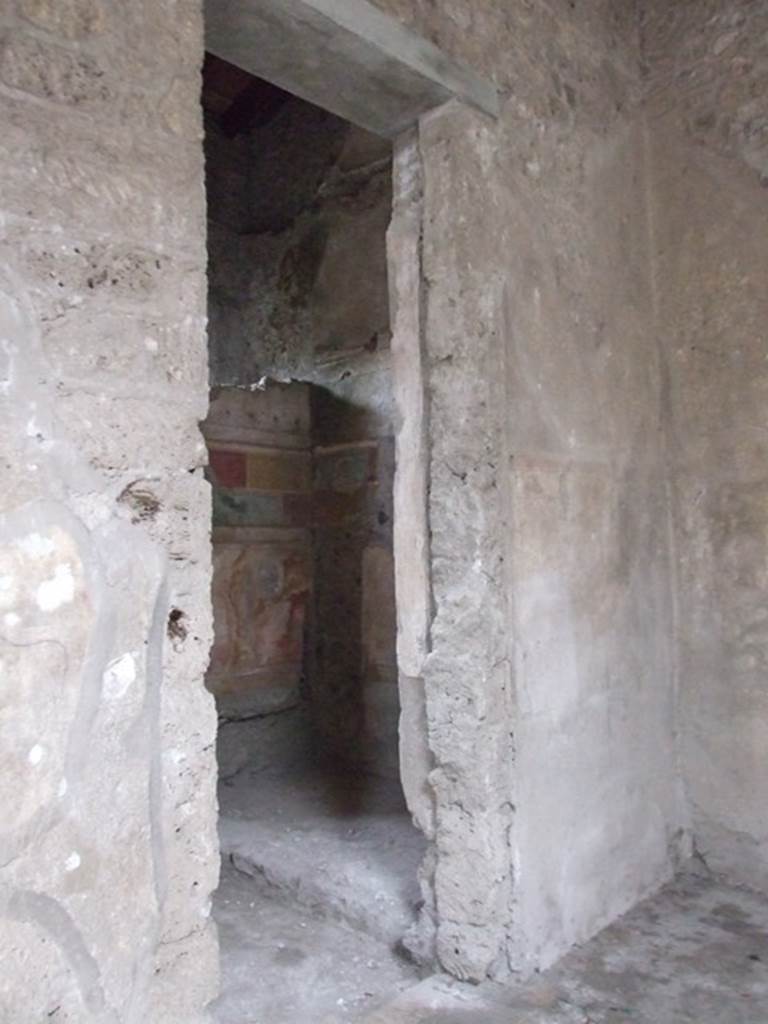 I.8.17 Pompeii. December 2007. Room 15, doorway. Looking north-west.