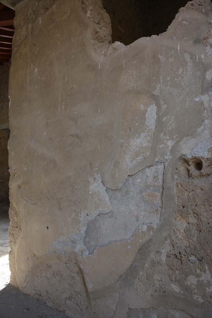 I.8.17 Pompeii. March 2019. Looking east along south wall of vestibule 2.
Foto Annette Haug, ERC Grant 681269 DÉCOR.


