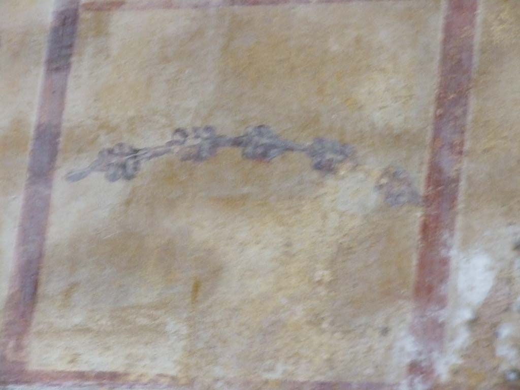 I.9.3 Pompeii. March 2009. Room 10, painted decoration on east wall.