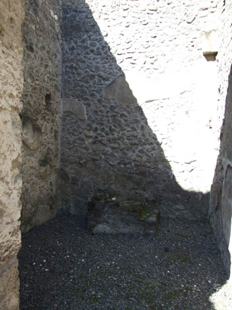 I.9.5 Pompeii. March 2009. Room 2, looking towards north-west corner and north wall. 