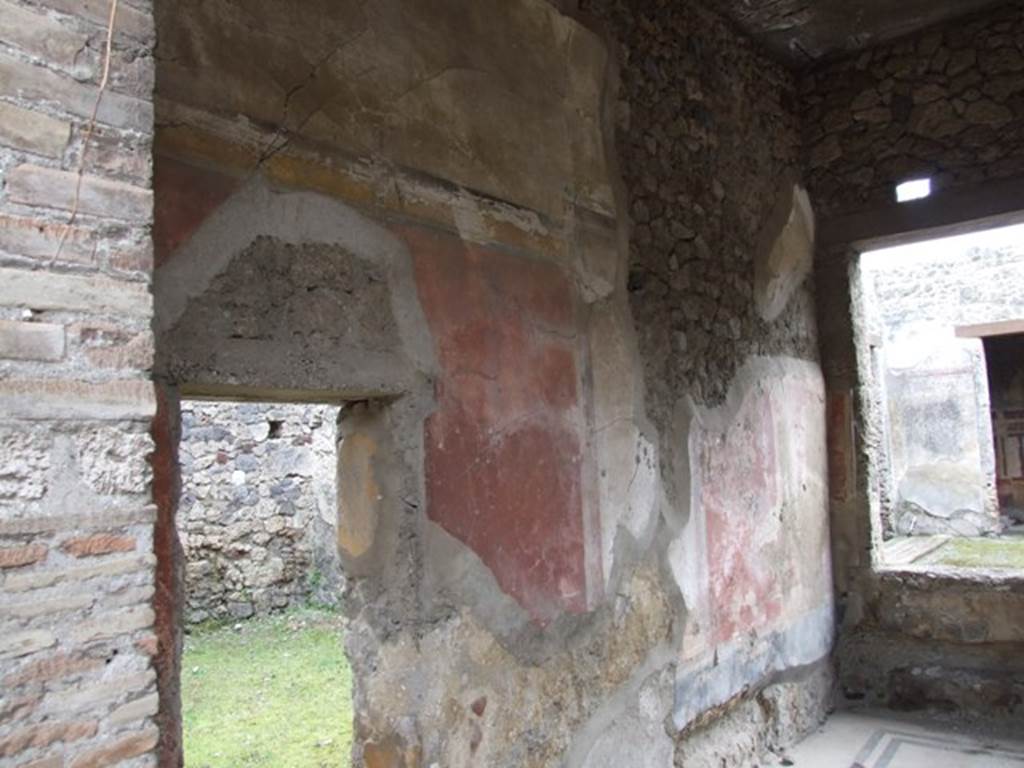 I.9.14 Pompeii. March 2009. Room 6. Tablinum. East wall.