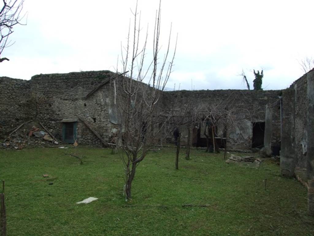 I.9.14 Pompeii. March 2009. Room 1. Upper garden area. Looking south east.