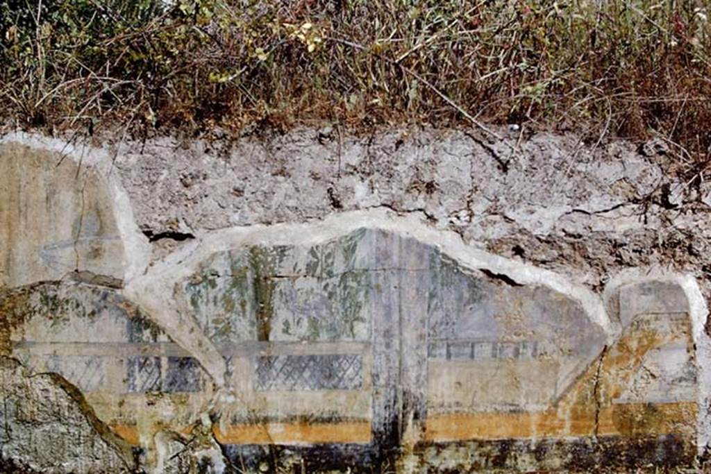 I.9.14 Pompeii. 1968. Room 2, remains of garden painting on north garden wall. Photo by Stanley A. Jashemski.
Source: The Wilhelmina and Stanley A. Jashemski archive in the University of Maryland Library, Special Collections (See collection page) and made available under the Creative Commons Attribution-Non Commercial License v.4. See Licence and use details.
J68f1420