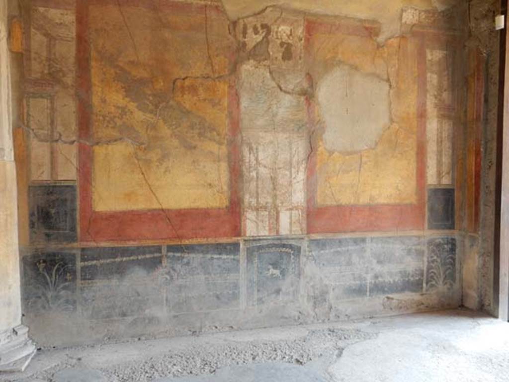 I.10.4 Pompeii. May 2015. Room 8, east wall of tablinum. Photo courtesy of Buzz Ferebee.