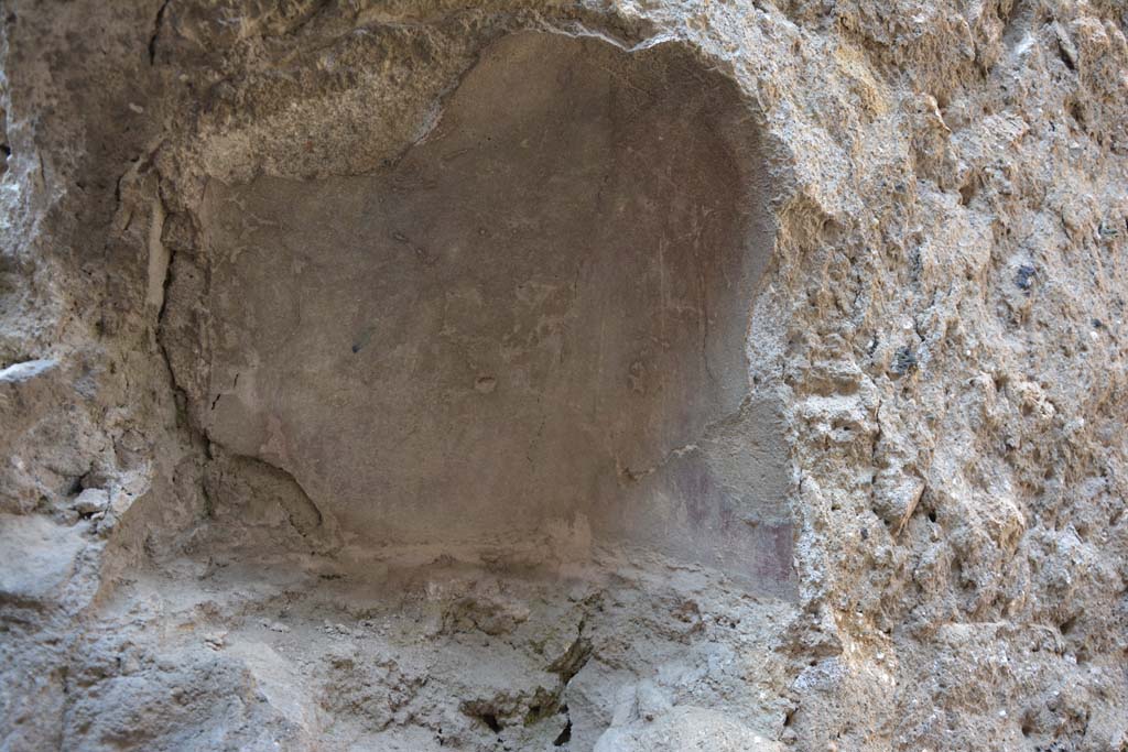 I.10.6 Pompeii. April 2017. Niche on west wall. Photo courtesy Adrian Hielscher.

