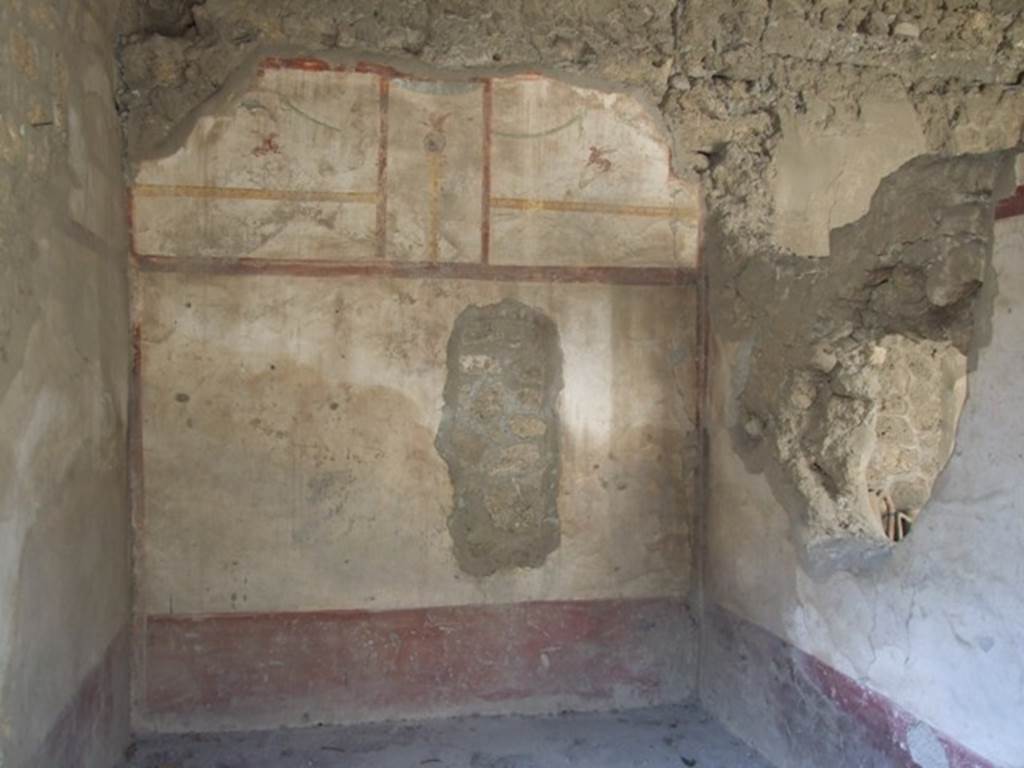 I.10.7 Pompeii. March 2009.  Room 2.  Cubiculum. West wall.
