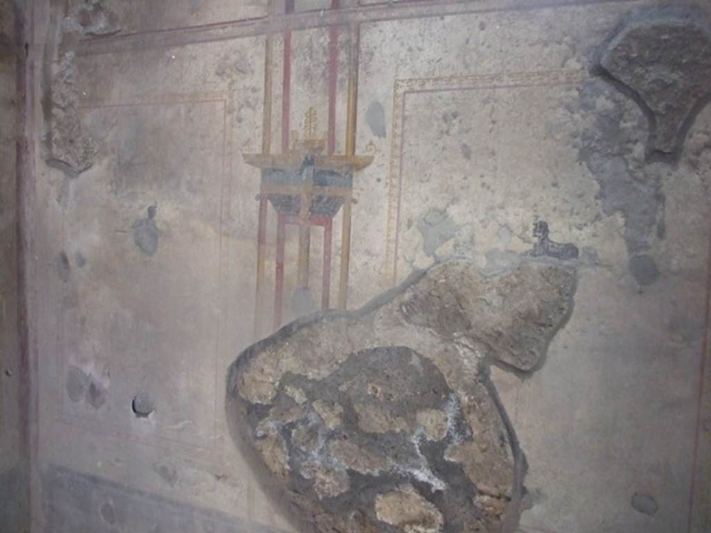 I.10.11 Pompeii.  March 2009.  Room 7.  Cubiculum.  South wall.  