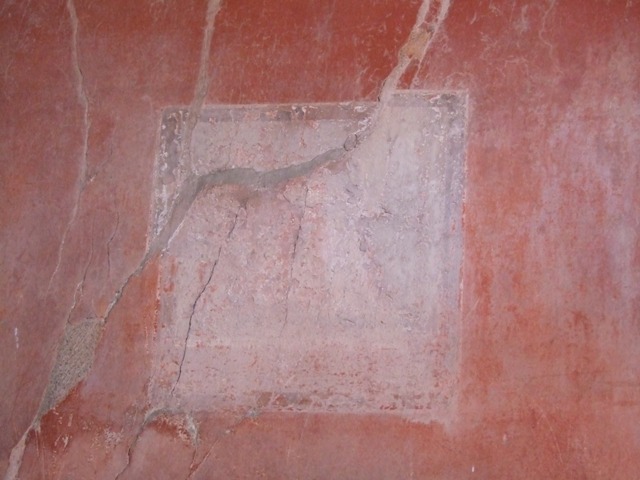 I.10.11 Pompeii. March 2009. Room 2, painted decoration in south-west corner of atrium.  