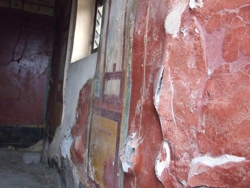 I.11.15 Pompeii. December 2007. Room 9, east wall of room on west side of garden.