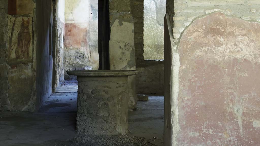 I.12.3 Pompeii. August 2021. Room 1, looking south across room to rear. Photo courtesy of Robert Hanson.