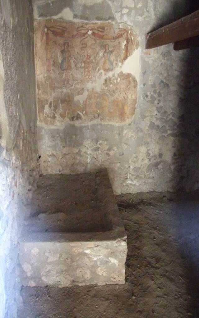 I.12.3 Pompeii. March 2009. Room 4. Kitchen with water basin. Looking east.