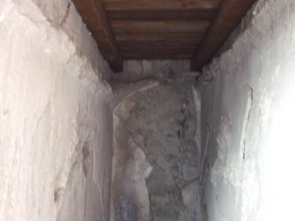 I.12.3 Pompeii. March 2009. Room 5. East wall, upper area.