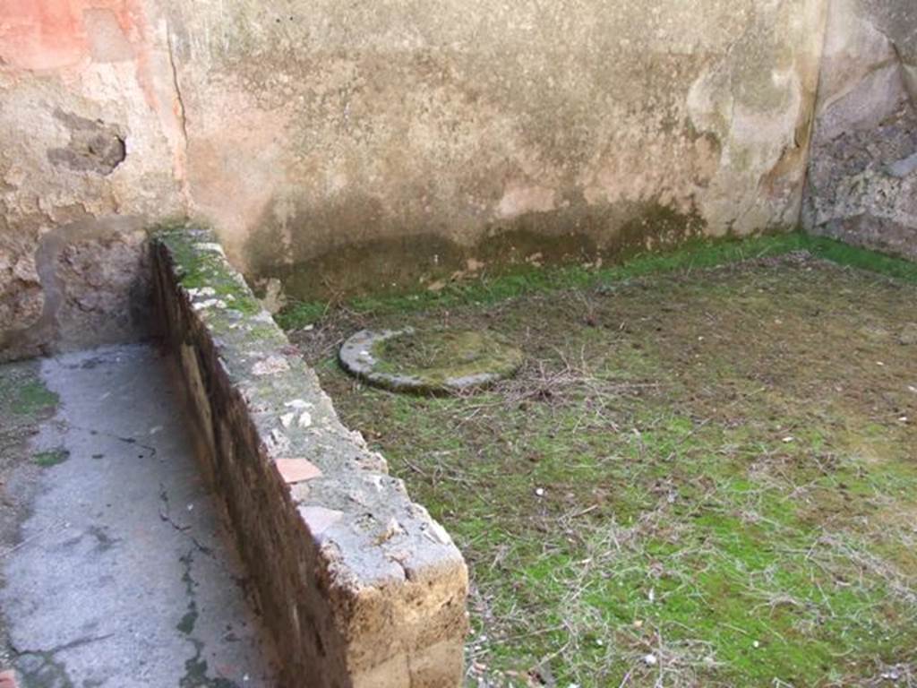 I.12.3 Pompeii. March 2009. Room 6. Garden area. South wall that used to show a garden painting.