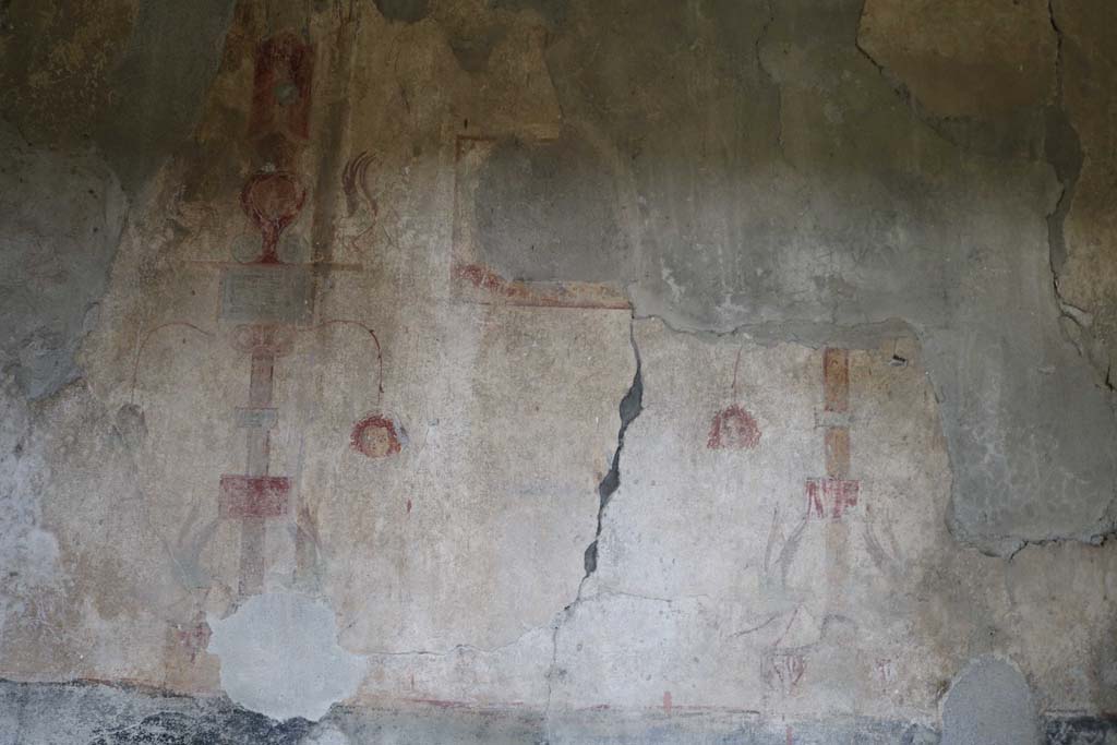 I.12.5 Pompeii. December 2018. North wall of cubiculum, middle zone. Photo courtesy of Aude Durand.