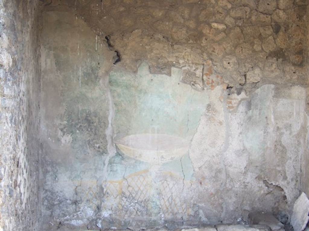 I.12.16 Pompeii. March 2009. Room 4. East wall. Garden painting.
