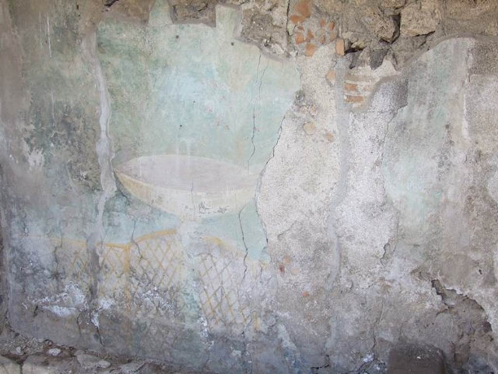 I.12.16 Pompeii. March 2009. Room 4. East wall. Garden painting.