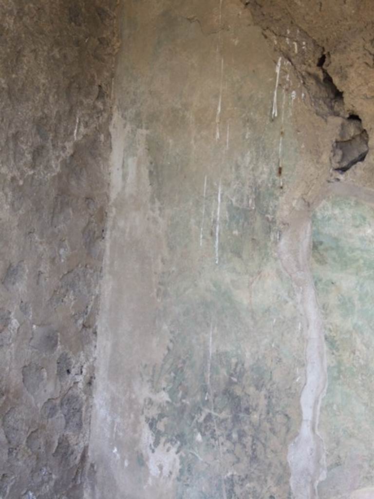 I.12.16 Pompeii. March 2009. Room 4, north end of east wall. Detail of garden painting.