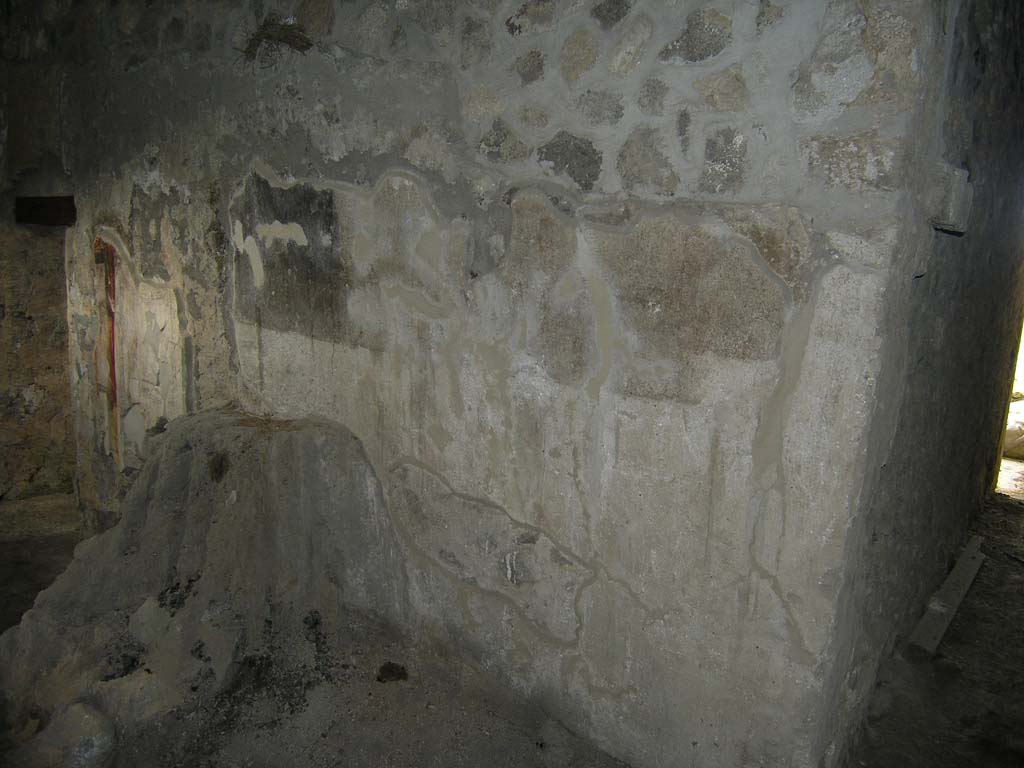 I.14.2 Pompeii. July 2008. Rooms I and J, west wall. Photo courtesy of Guilhem Chapelin. 
