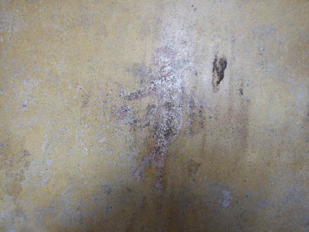 I.16.4 Pompeii. December 2006. Detail of wall painting of cupid from north wall of cubiculum