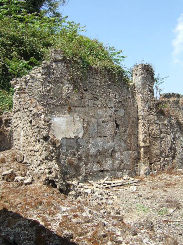 I.17.4 Pompeii.  May 2006.  Garden area. West wall.
