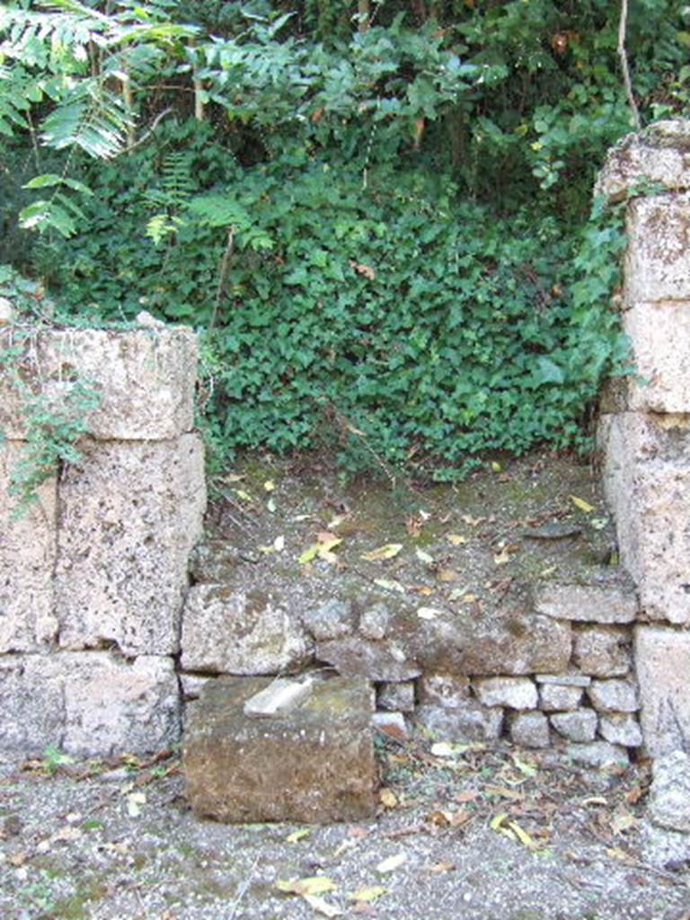 I.19.7 Pompeii. September 2005. Entrance doorway, looking south. 