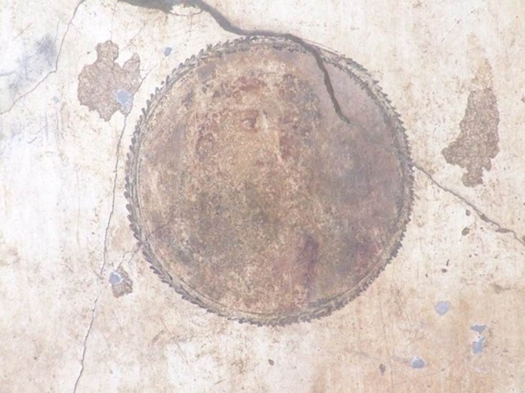 II.3.3 Pompeii. May 2016. Room 4, painted medallion from south end of east wall. Photo courtesy of Buzz Ferebee

