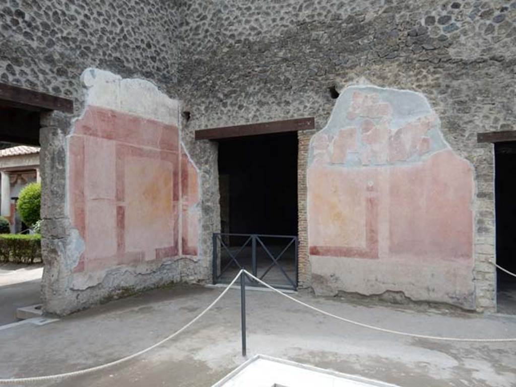 II.3.3 Pompeii. May 2016. Room 5, mosaic threshold and flooring to doorway. Photo courtesy of Buzz Ferebee.
