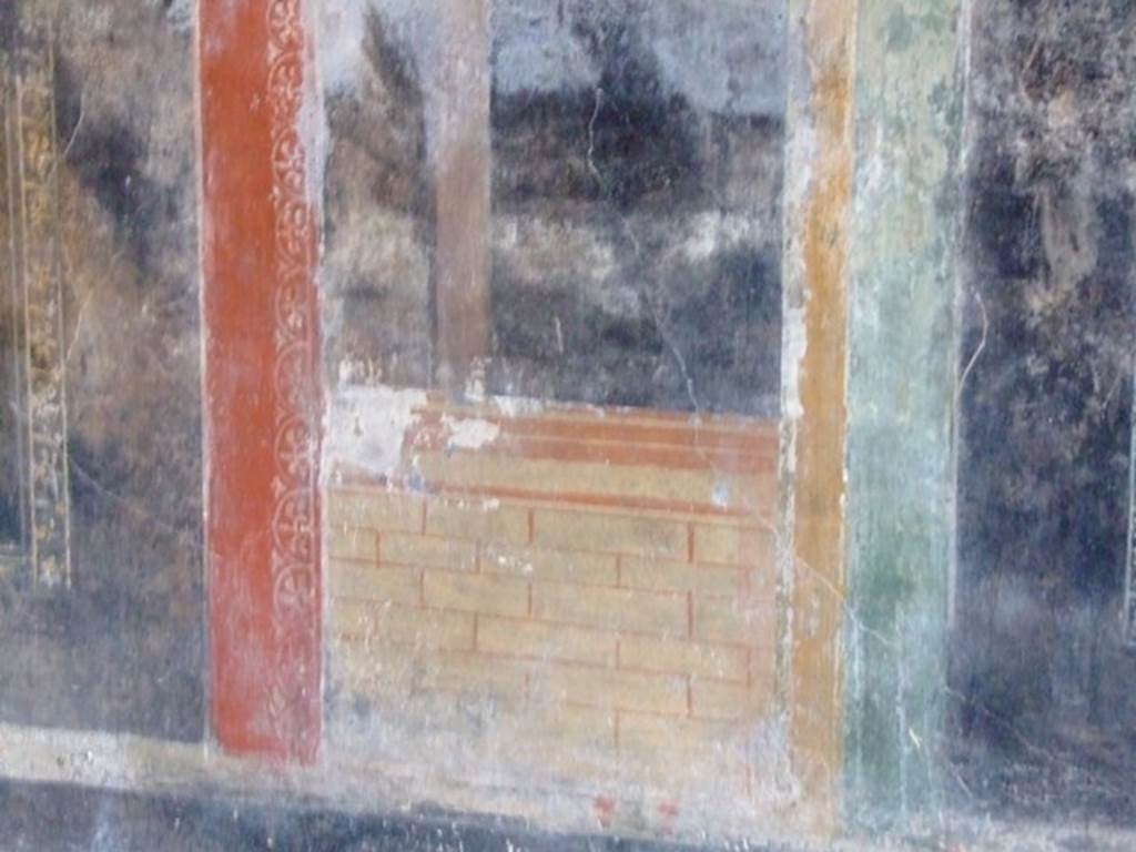 II.3.3 Pompeii.  March 2009.  Room 6.  Triclinium.  North wall.