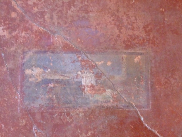 II.3.3 Pompeii. March 2009. Room 11, painted panel on west wall of north portico. 

