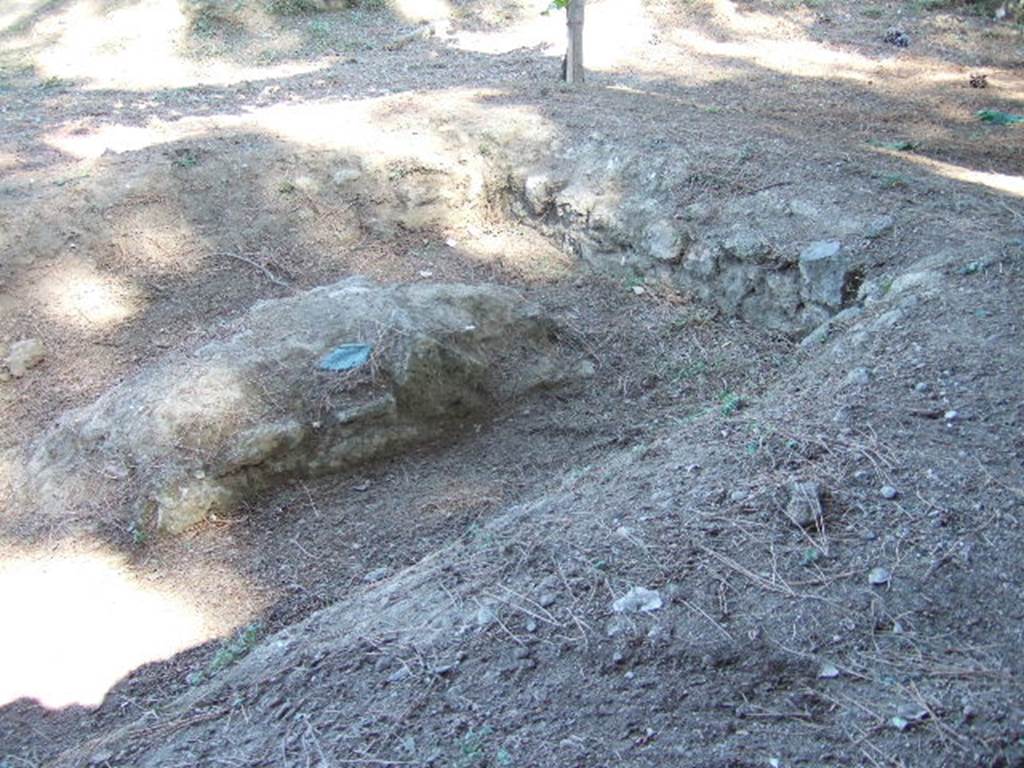 II.5.5 Pompeii. September 2005. Triclinium on east side of doorway.