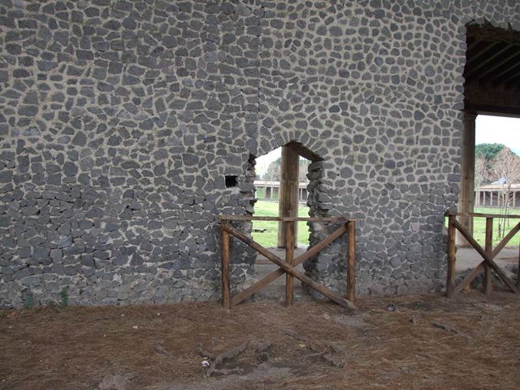 II.7.5 Pompeii. December 2006. Unnumbered entrance on north wall before II.7.6.