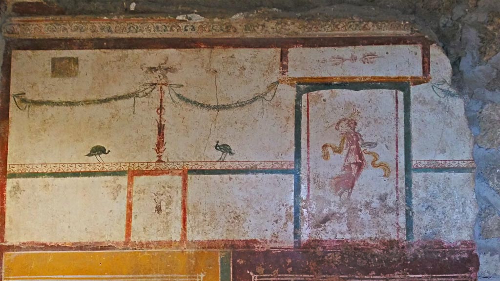 II.9.4 Pompeii. 2017/2018/2019. Room 6, upper west wall in south-west corner. Photo courtesy of Giuseppe Ciaramella.