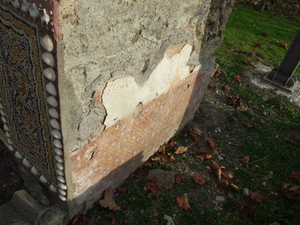 II.9.7. Garden entrance to House of Summer Triclinium.  December 2007.  West face of south fountain.