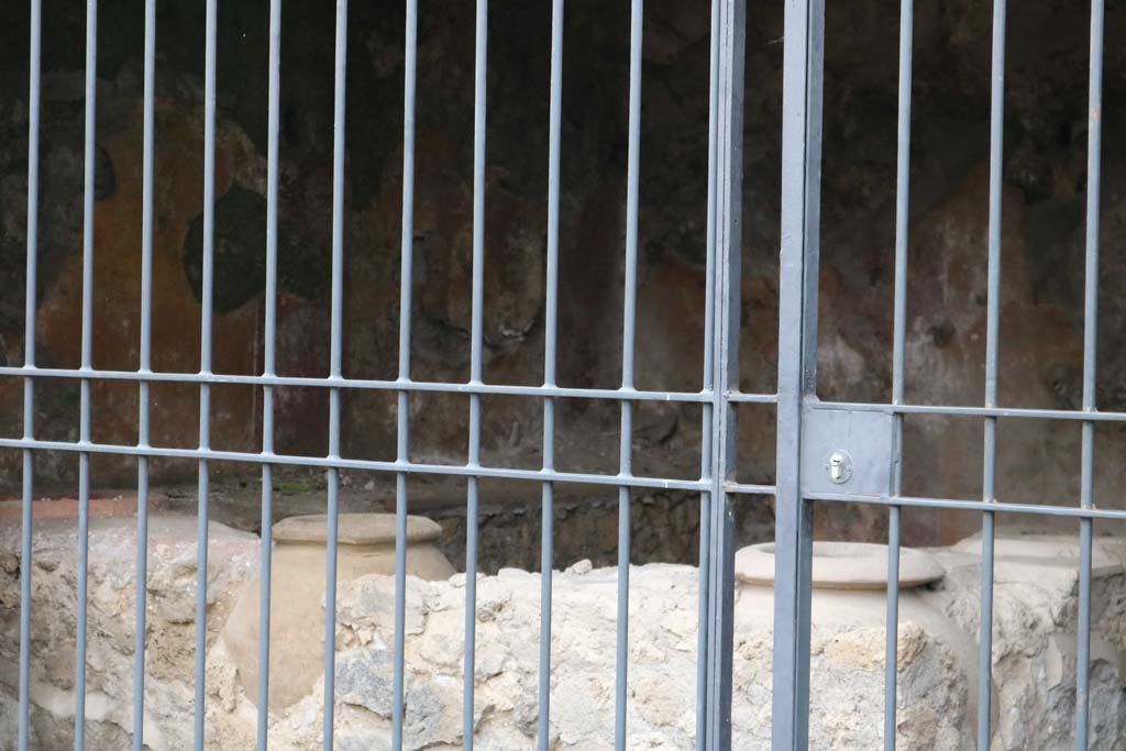 III.6.1 Pompeii. December 2018. Looking north from entrance towards counter with dolia. Photo courtesy of Aude Durand.