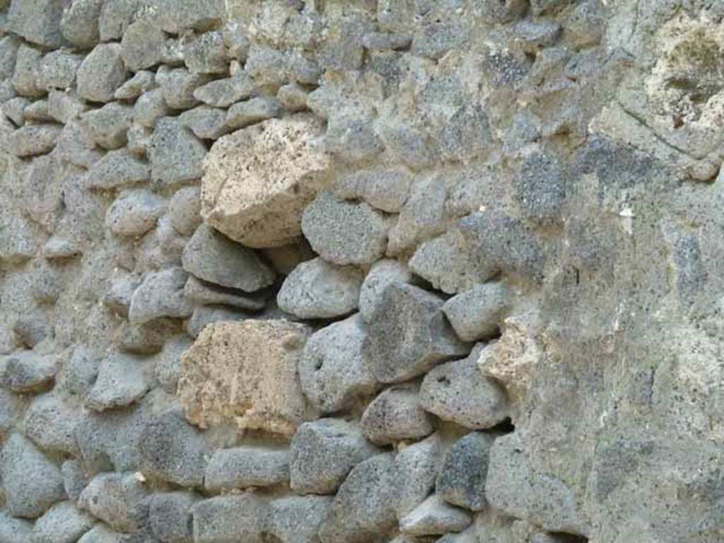 III.8.6 Pompeii. May 2010. Front faade between III.8.7 and III.8.6.