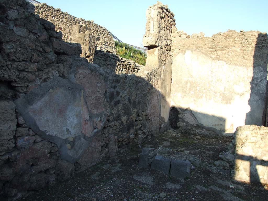 V.I.14 Pompeii. March 2009.  North wall.