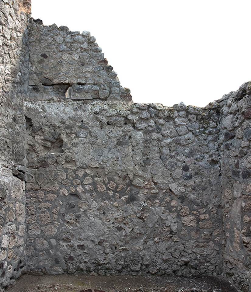 V.1.28 Pompeii. c.2008-10.  
South wall of room “f”. Photo by Hans Thorwid.
Photo courtesy of The Swedish Pompeii Project.
